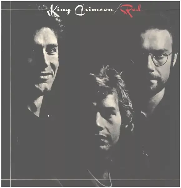 King Crimson Red ORIGINAL 1ST GERMAN PINK RIM Island Vinyl LP