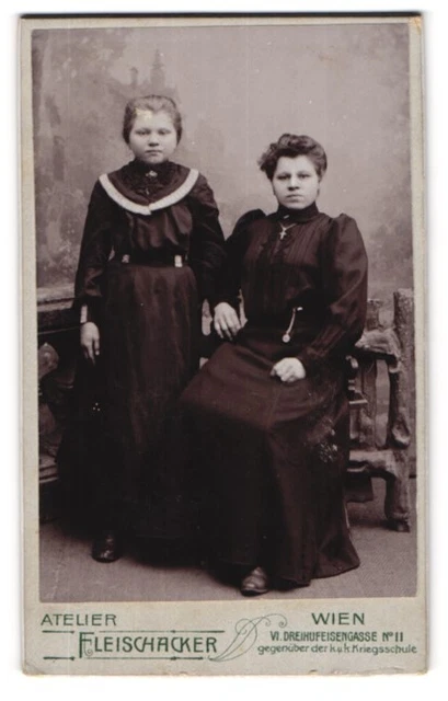 Fotografie Atelier Fleischhacker, Wien VI., Dreihufeisengasse 11, Mutter und To