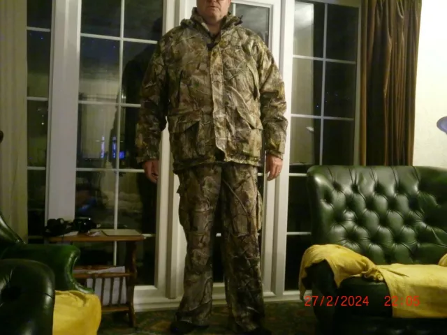 Bargain–Prologic Realtree Camo 2 Pc Winter Suit Coat/Bib ‘N Brace, 3Xl Freepost.