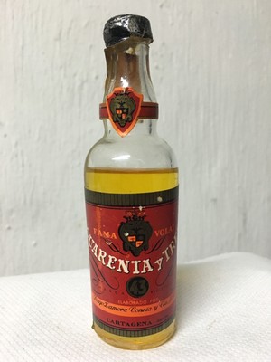 Espana Rarissimo Mignon Miniature Cazalla Seco Manuel Duran Doppio Timbro 4 Cen 