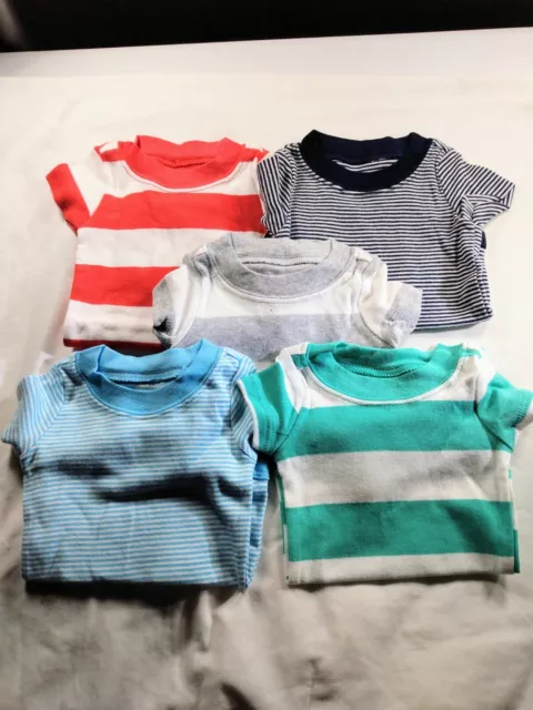 Carters Bodysuits Baby Boys Short Sleeve Unisex Sets New