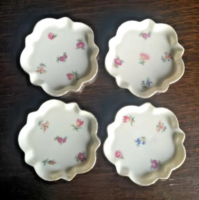Set of 4 Small Vintage Langenthal Porcelain Dishes