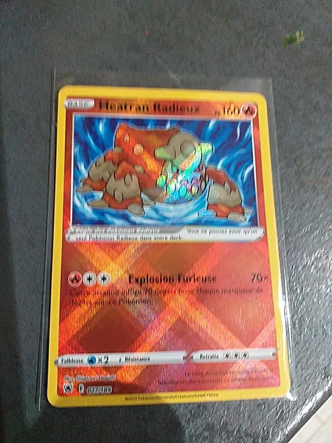 Coffret Pokémon – Heatran Radieux 27/189 – 10 Cartes Françaises, Epée Et Bouclier 10