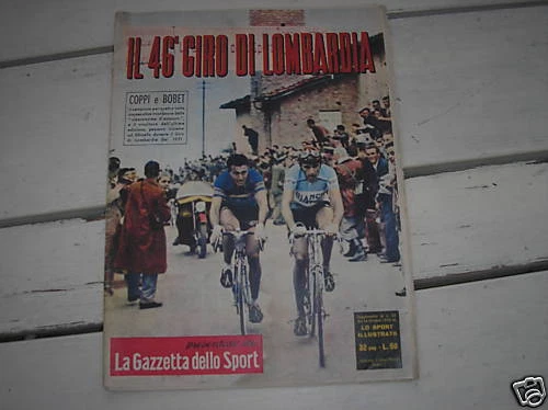 Journal La Gazzetta Dello Sport - 20 Juillet 1949 - Fausto Coppi Vainqueur à Aoste