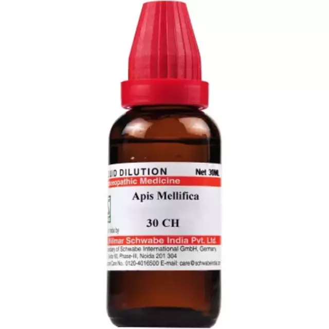 Willmar Schwabe India Apis Mellifica (30 ml) 100% homeopático