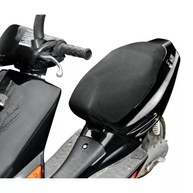 COPRISELLA MOTO SCOOTER TRASPIRANTE S 55x67 cm NERO PROTEZIONE ANTISCIVOLO