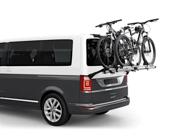 Menabo Shadow Arrière Barres de Toit Support Vélo Pour VW T6 Multivan Bus  Hayon