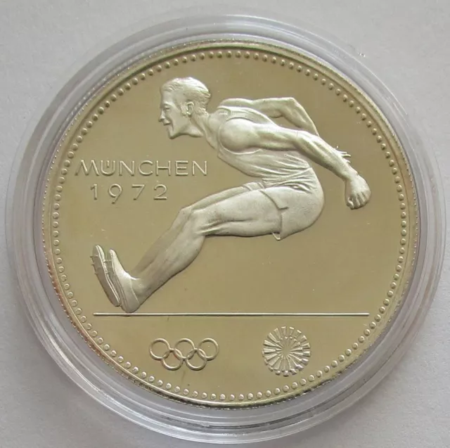 Paraguay 150 Guaranies 1972 Olympics Munich Long Jump Silver