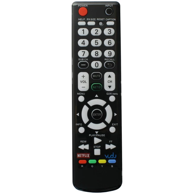 REMOTE CONTROL FOR Sanyo TV DP26671 DP32671 DP19241 DP32242 FW24E05T