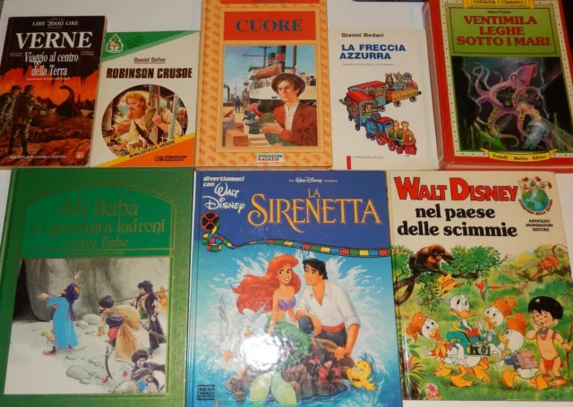 8 LIBRI CLASSICI per bambini / ragazzi - edizioni anni 80 - Vintage EUR  20,00 - PicClick IT