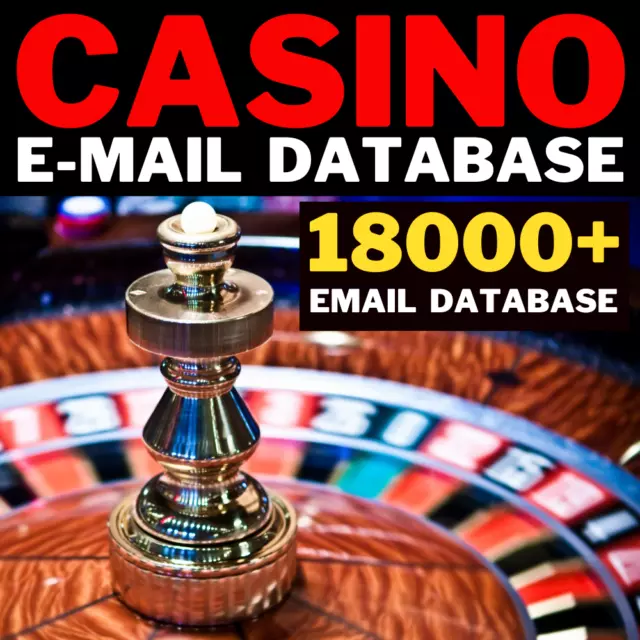 Casino Email Database, B2B, B2C Email Only Database, Email LIst, Fast Delivery