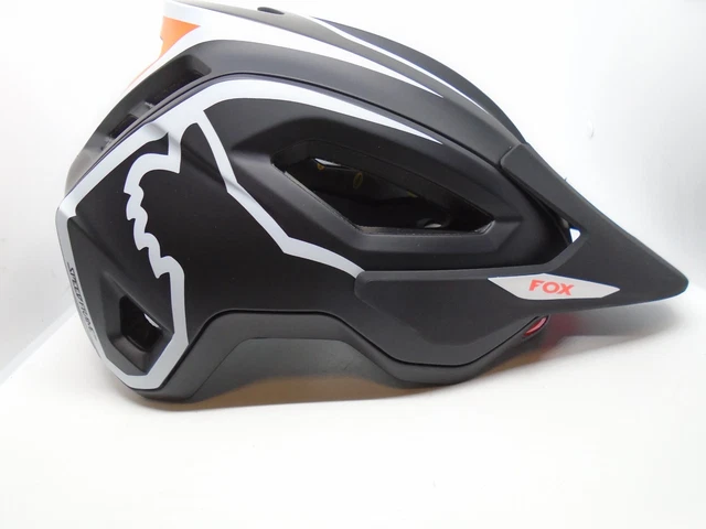 Fox Racing Speedframe Pro MTB Helmet (MIPS) Size Large  BLACK/WHITE ! 6