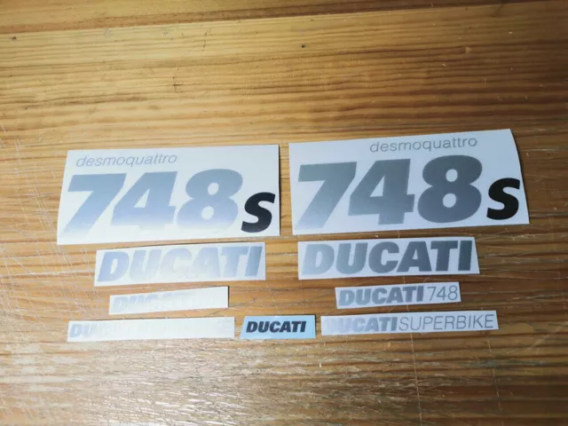 Ducati 748S desmoquattro decal set vinyl adesivi autocollants ステッ