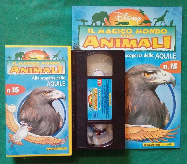 VHS FILM ITA Walt Disney Magico Mondo Degli Animali N.15 Aquile+Fascicolo (V80) EUR 14,99 VHS FILM ITA Walt Disney Magico Mondo Degli Animali N.15 Aquile+Fascicolo (V80) EUR 14,99