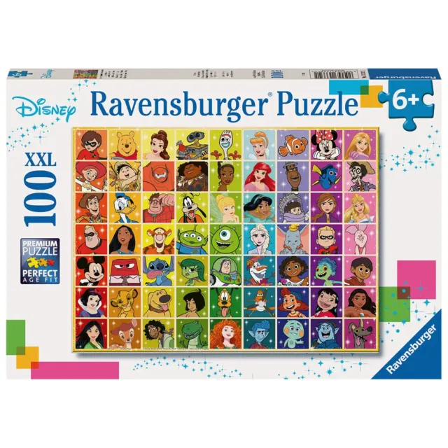 Ravensburger Disney Jigsaw Puzzle Multi Character 100 Piece XXL for Ages 6+