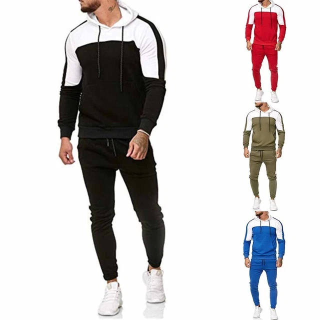 Uomo Abiti Traspirante Comfort Morbido Felpa Pantaloni Tuta Pantaloni Palestra