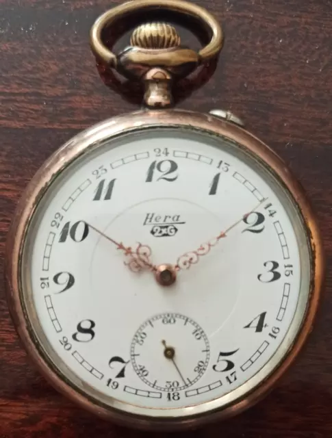 Sehr schöne Herrentaschenuhr Hera H. Gasser & Cie / Very nice men's pocket watch