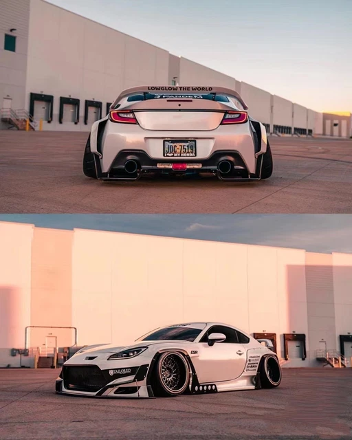 Wide Body R86 FOR TOYOTA GR86 wide-body kit GR86 front lip diffuser spoiler wide body ...