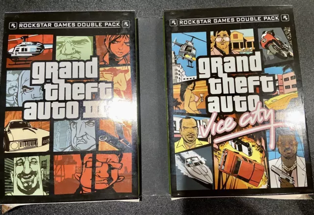 Grand Theft Auto Xbox Collection Double Pack Gta 3 Vice City