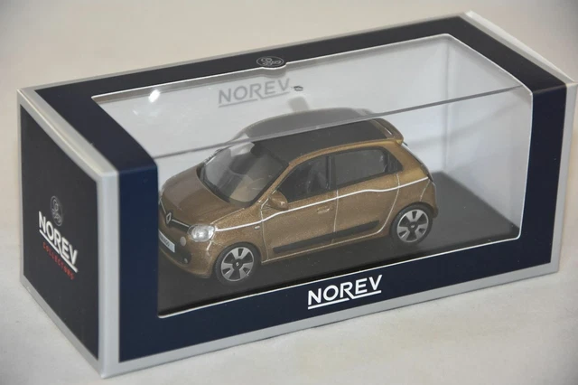 Renault Twingo 2014 Cappuccino Brown Norev 517415 1/43 4 Portes Doors Metal