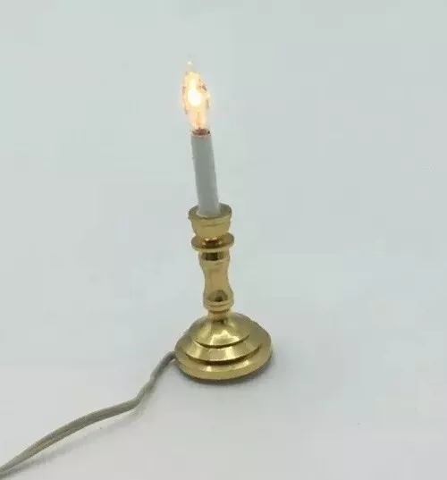 Dolls House Light Up Candlestick