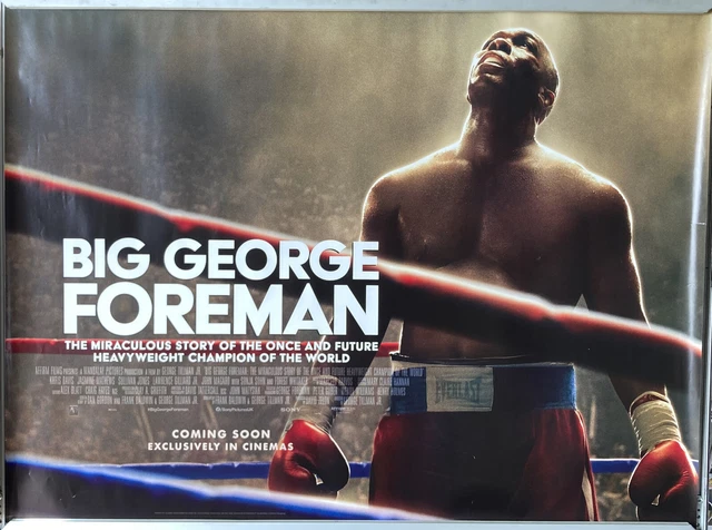 CINEMA POSTER: BIG GEORGE FOREMAN 2023 (Quad) Forest Whitaker Khris