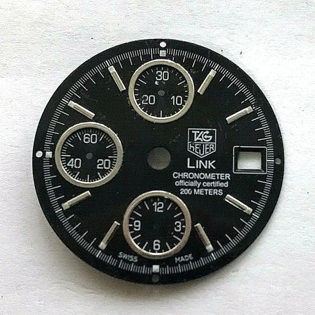 Cadran (sphère) Vintage Pour Chronographe Pierce à Télémètre - Quadrants, 29mm - Occasion
