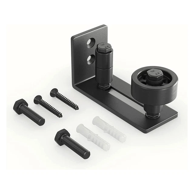 SLIDING BARN DOOR Floor Guide Adjustable Roller Flush Design Bottom