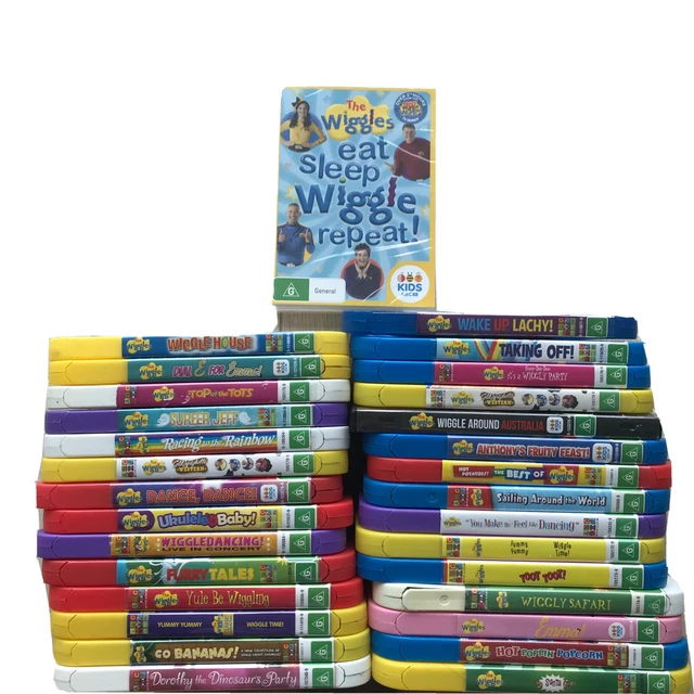 THE WIGGLES DVD Bundle Bulk X30 Original Cast Merchandise 00s ABC Kids the-wiggles-dvd-bundle-bulk-x30-original-cast-merchandise-00s-abc-kids