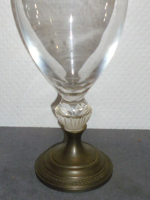 ANCIENNE COUPE EN verre opalescent signée G Vallon à décor de cerises