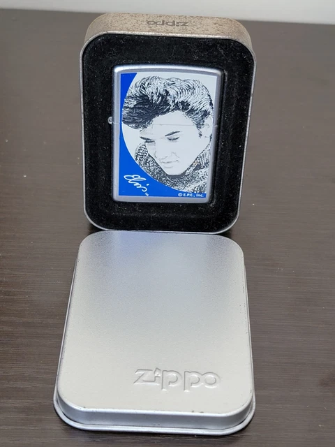 New!  ZIPPO 2000 ELVIS PRESLEY ELVIS IN SWEATER  LIGHTER UNFIRED IN BOX