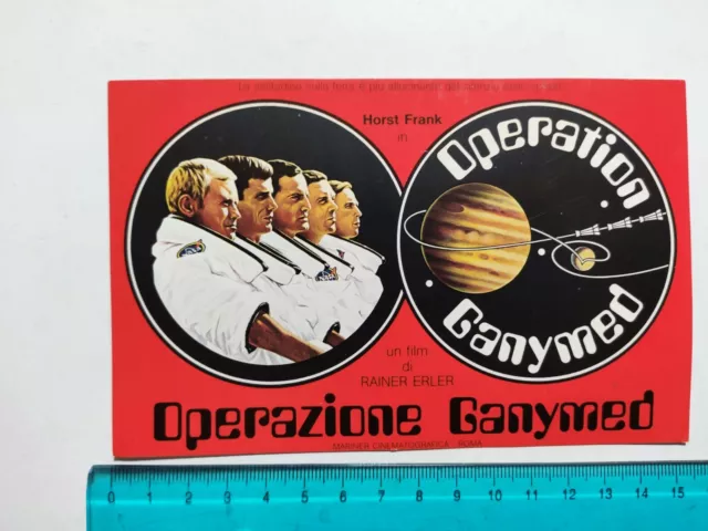 Adhesive Operation Ganymed Rainer Erler Decal Autocolant Aufkleber 80s Original