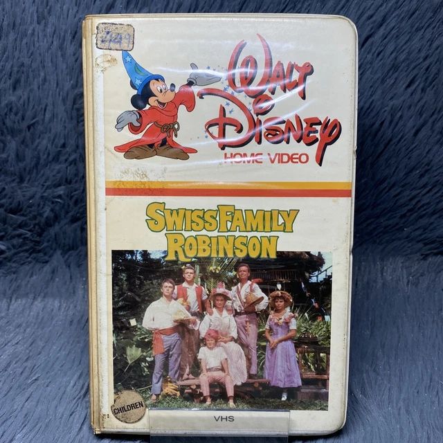 WALT DISNEY HOME Video Swiss Family Robinson VHS Tape John Mills ...