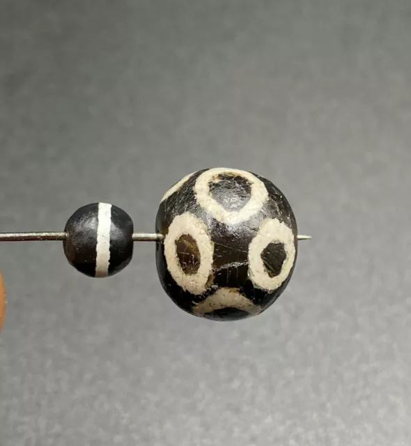 Phum Dzi Pyu Culture Burma South East Asia Art Jewelry Pendant Old Antique Bead