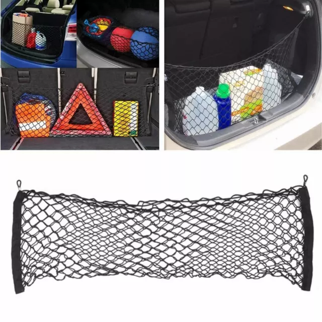 Envelope Style Trunk Cargo Net Storage Organizer Universal Bag Hook for Car Rear