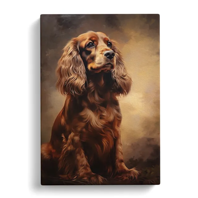 Cocker Spaniel Classicism No.2 Canvas Wall Art Print Framed Picture Home Decor