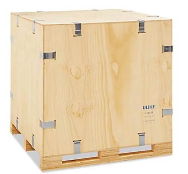 wooden shipping crate Large