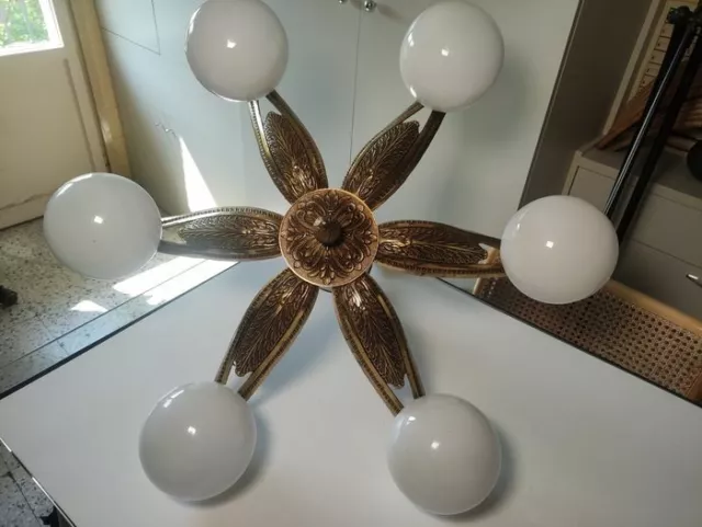 Ceiling light, Mid Century Modern, Art Deco, Empire, Hollywood Regency, Gatsby,