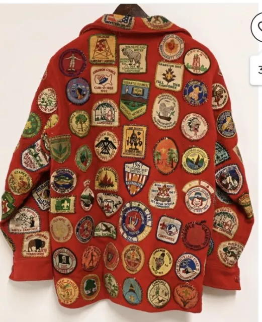 Early 1960’s Boy Scout patched Boy Scout Jacket  With OA Sash 2