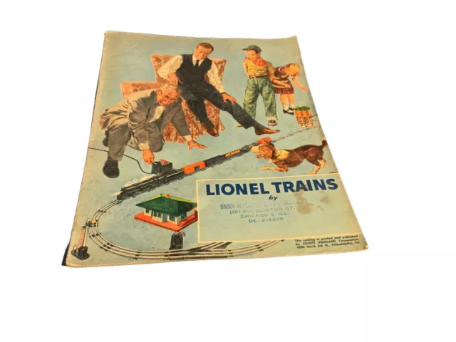 Original Lionel Trains 1955 Pulp Consumer Catalog