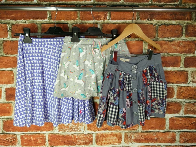 Girls Bundle Age 7-8 Years Joules Mountain Warehouse M&S Skirt Set X3 Kids 128Cm
