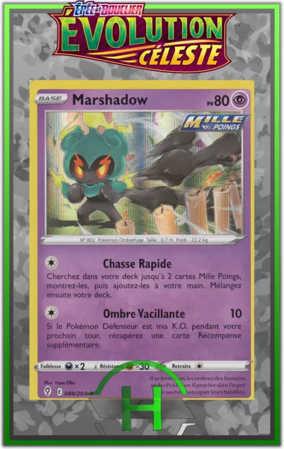 Marshadow Holo - EB07:Évolution Céleste - 080/203 - Carte Pokemon FR Neuve