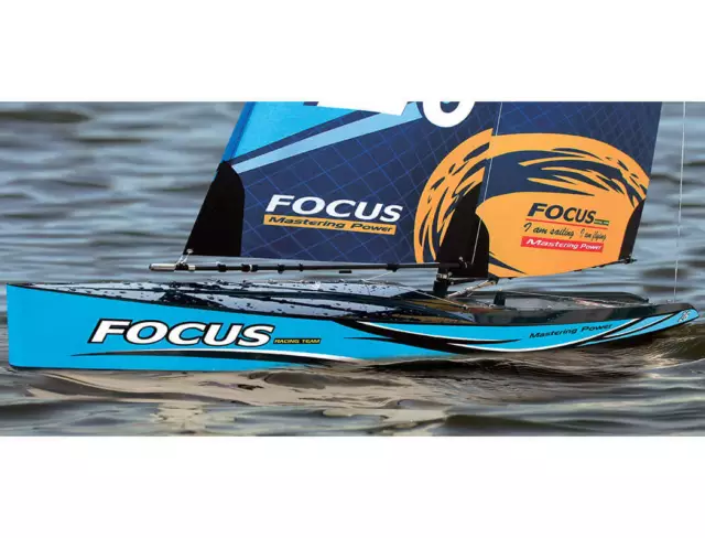Joysway Focus V3 One Metre Sailboat Rtr Blue Jy8812V3B 2