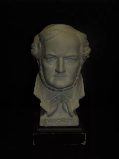 Goebel Büste, Bisquit-Porzellan, Richard Wagner