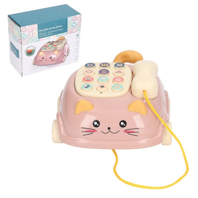 Childrens Telephone Soft Lighting Music Toys For Children For Preschool