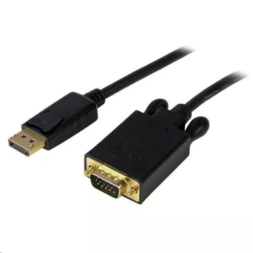 StarTech DP2VGAMM3B 1m (3ft) DisplayPort to VGA Cable - Active DisplayPort to
