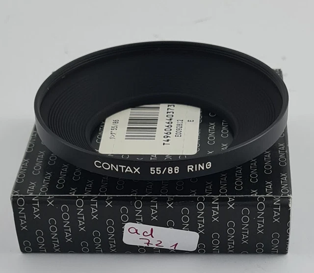 CONTAX Adaptador Filtro E86 86 86mm on Objetivo Lente E55 55 55mm Japón 721/23