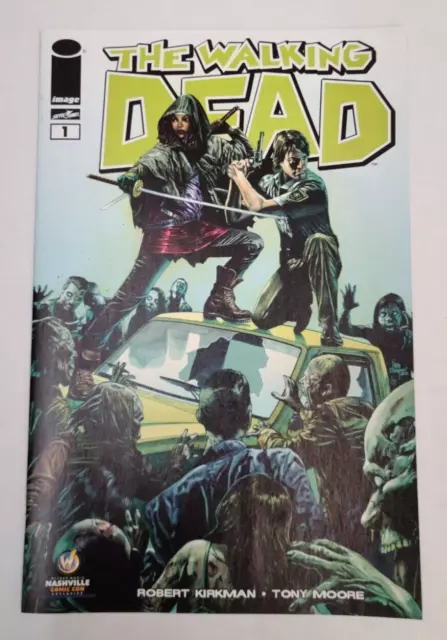 WALKING DEAD #1 Nashville 2013 Wizard World Comic Con Exclusive Variant Image