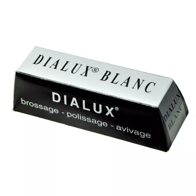 (119,50 EUR/kg) DIALUX blanc (weiß) Polierpaste für alle Metalle 100 g