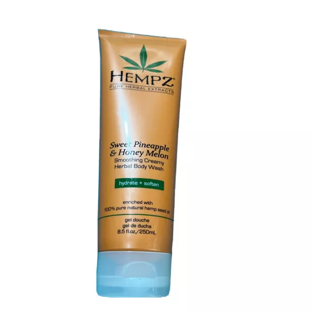 Hempz Sweet Pineapple & Honey Melon Herbal Body Wash Hydrate 8.5 fl oz Hempz Sweet Pineapple & Honey Melon Herbal Body Wash Hydrate 8.5 fl oz